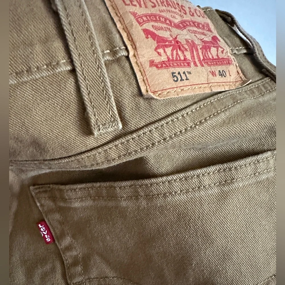 Levi's Men's Brown Denim Jean Shorts